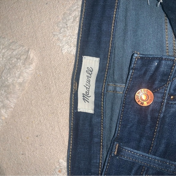 Madewell denim 10in high rise skinny dark rinse $130 jeans casual contemporary - Picture 6 of 9